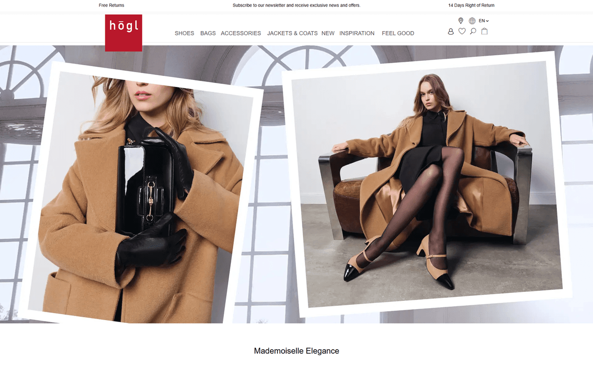 Website mockup